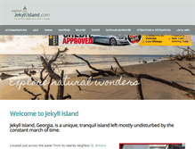 Tablet Screenshot of explorejekyllisland.com